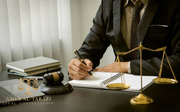 كيف يمكنني التواصل مع مكتب الأستاذ عامر الطرزي المحامي شرعي في عمان؟
